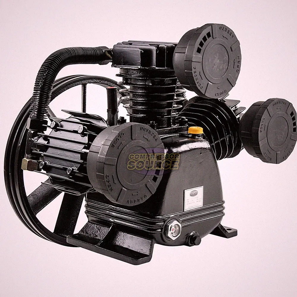 5 - 7.5 HP Replacement Air Compressor Pump Single Stage 3 Cylinder 17.5 CFM Max