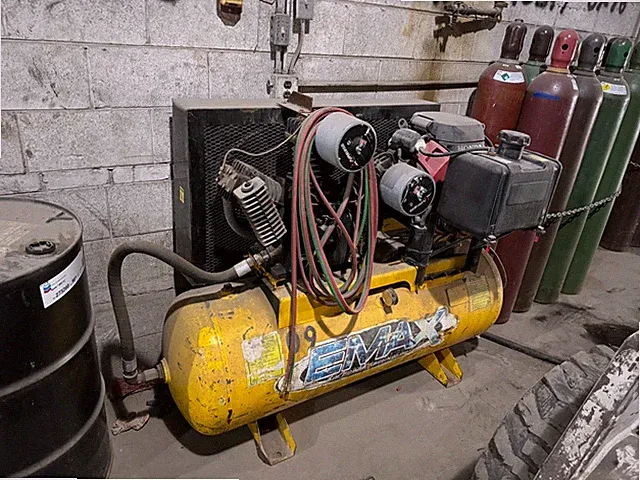 80 gallon 2 stage gas air compressor