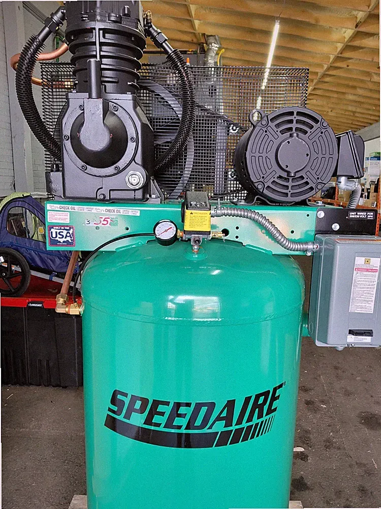 80 Gallon Speedaire 2 Stage ,3 Phase Air Compressor Model 35wc51
