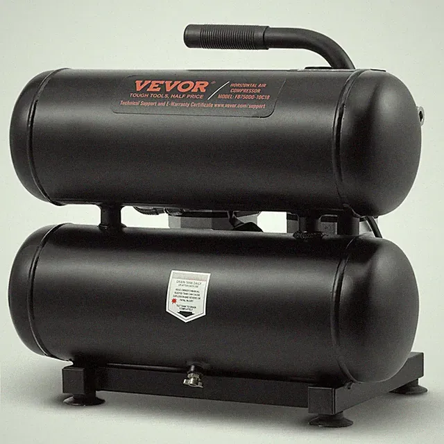 Air Compressor Compact Portable Oil Free Compressor 4.6 Gallon 90 PSI