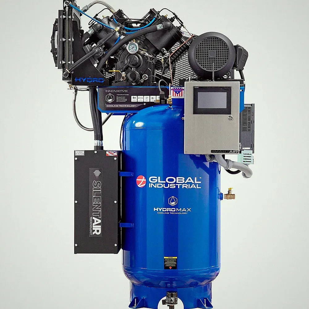 Global Industrial Silent 2 Stage Air Compressor Variable Speed 10HP 80 Gal 1