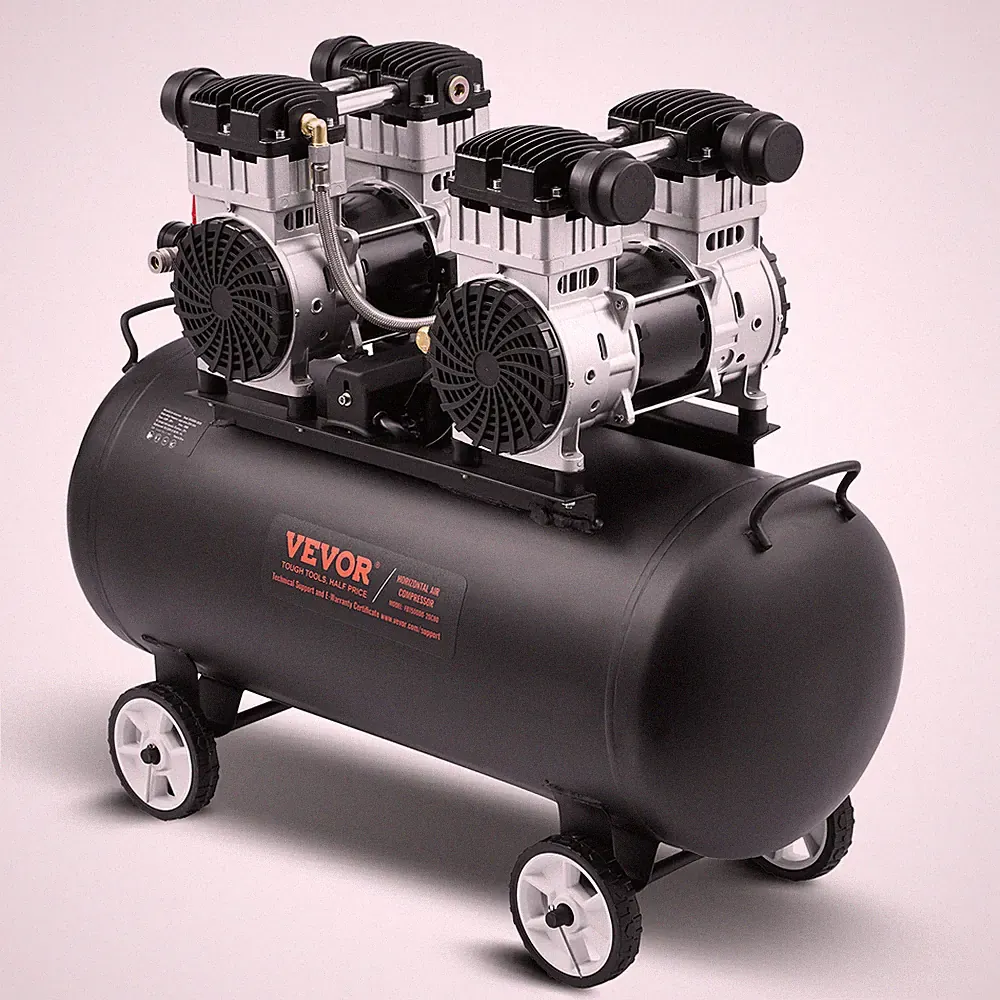 VEVOR Air Compressor Compact Portable Oil Free Compressor 20 Gallon 90 PSI